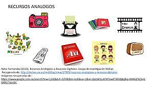 RECURSO  EDUCATIVO ANÁLOGOS
