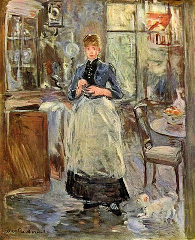 'En el comedor' de Morisot