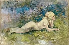 Pastora desnuda de Morisot