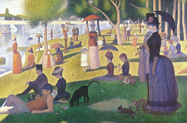 Tarde de domingo en la Grande Jatte de Seurat