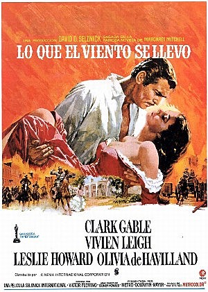 Estreno de la película "Lo que el viento se llevo"