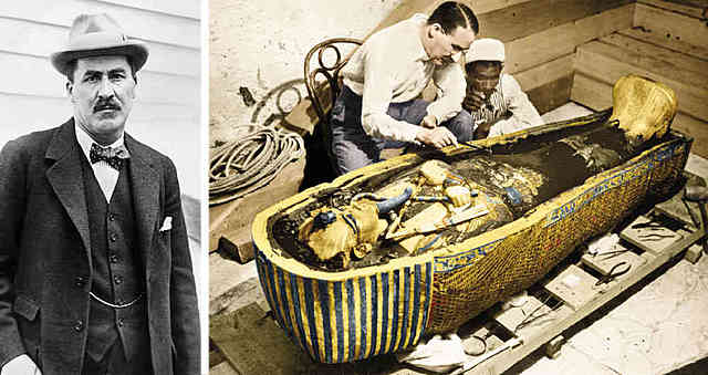 Howard carter descubre la tumba de Tutankamón