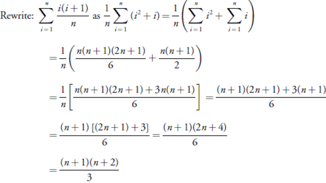 Summation and Sequences review