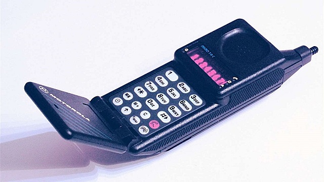 First Flip Phone