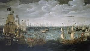 La Armada Invencible parte hacia Inglaterra