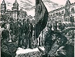 La entrada triunfal de Juárez