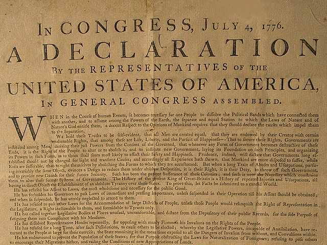 U.S. Declaration of Independence