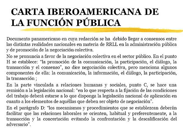 Carta Iberoamericana de la Función Pública