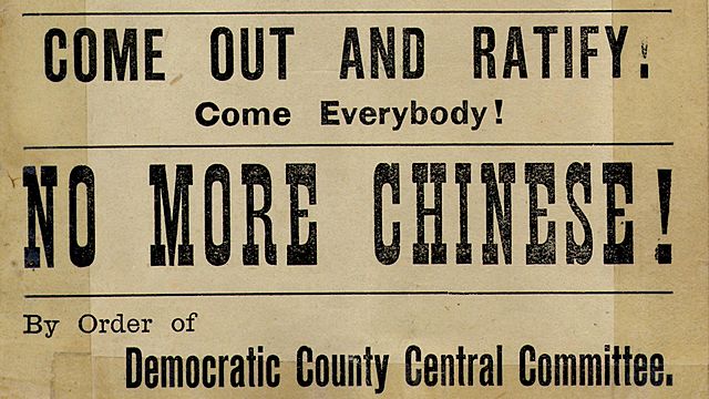 Chinese Exclusion Act (Political)