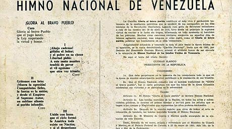 "Gloria al Bravo Pueblo" Oficial.