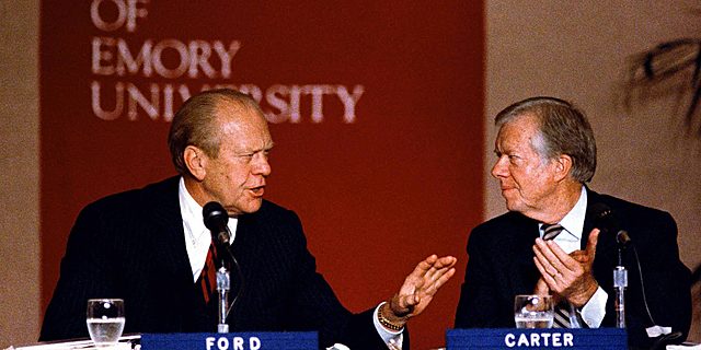 Gerald Ford's presidency ends