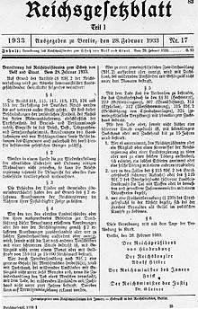 Reichtagsbrandverordnung