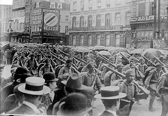 Els alemanys ocupen Brussel·les