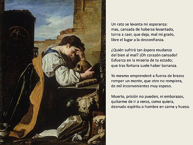 Destierro de Garcilaso de la Vega a la isla del Danubio