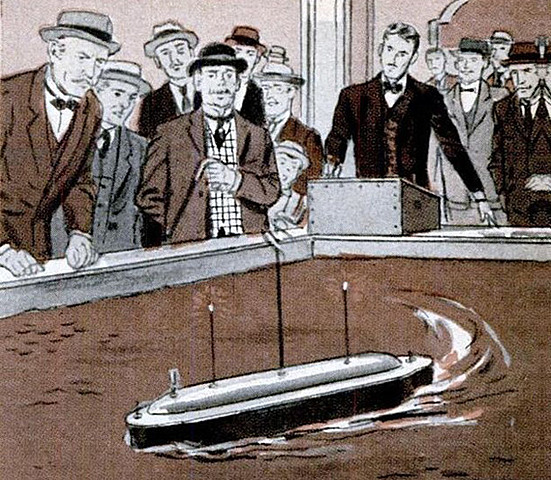 Tesla´s Remote-Controlled Boat