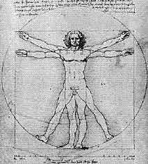Creació de l'Home de vitruvi de Leonardo da Vinci