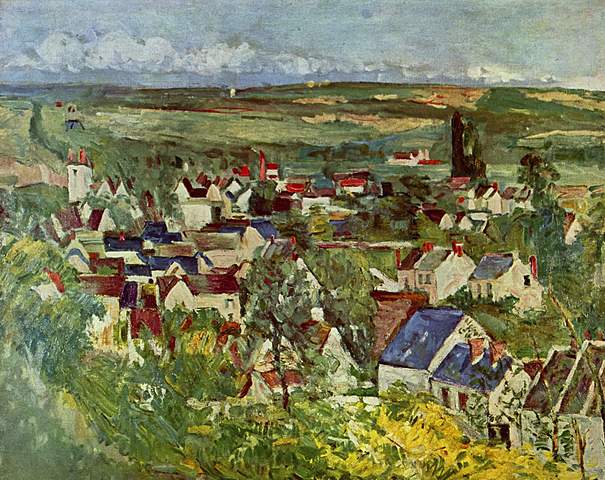 'Vista de Auvers' de Cézanne