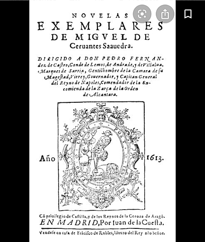 Publicación de las Novelas Ejemplares