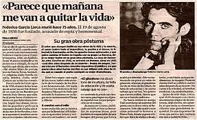 Asesinato de Federico García Lorca. "Asesinado por homosexual, socialista y masón: las hipótesis del misterio que rodean el fusilamiento de Federico García Lorca"