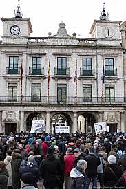 Pleno extraordinario en el Ayuntamiento de Burgos.