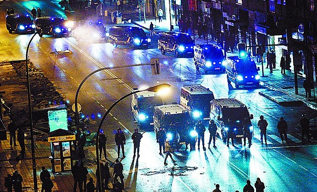 Los refuerzos de la UIP elevan a 200 el nº de policías en Gamonal.