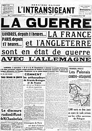 Declaración de guerra de Alemania a Francia