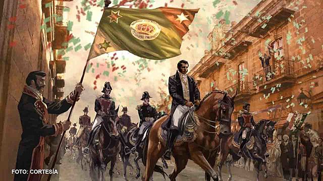 Comsumacion de la Independencia de México.