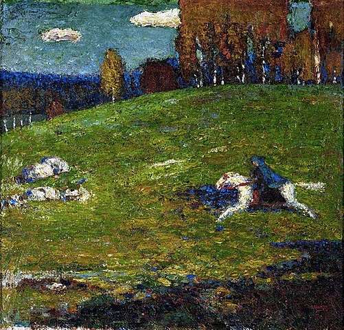 El jinete azul de Kandinsky