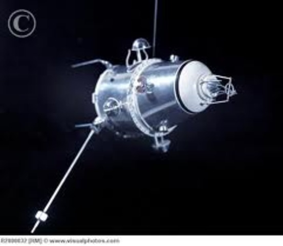 Luna 10 Orbits The Moon