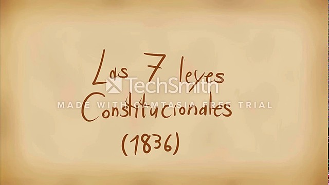 Siete Leyes Constitucionales de 1836.