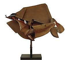 Dinamismo de un caballo corriendo con casas de Boccioni