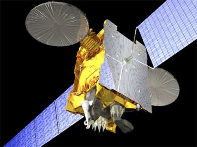 Geostationary communications satellite