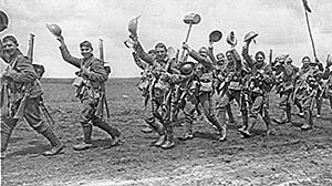 La Força Expedicionària Britànica desembarca a França