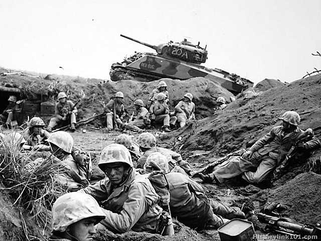 Iwo Jima and Okinawa