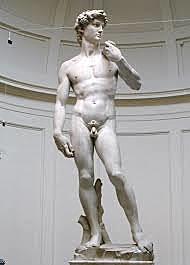 IL DAVID DI MICHELANGELO (1501-04, FIRENZE)