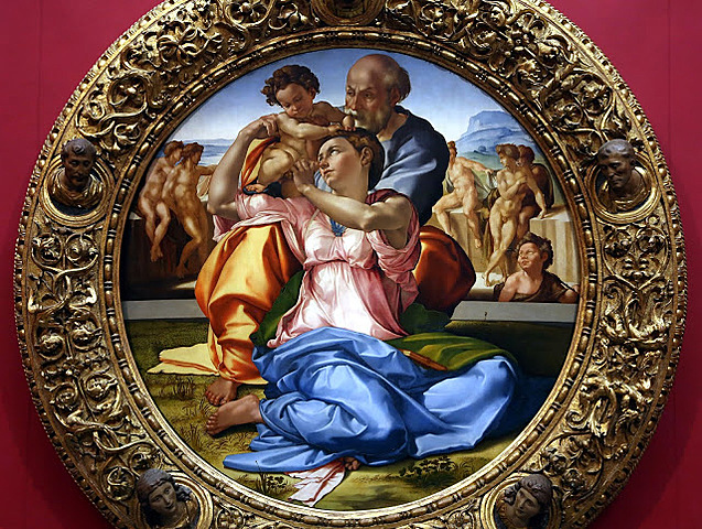 IL TONDO DONI DI MICHELANGELO (1506-07, FIRENZE)