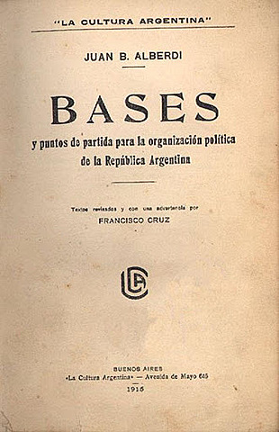 Bases de la Organización Política de la República Mexicana