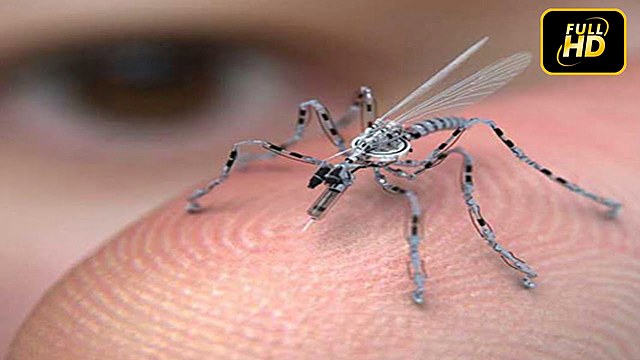 Espías Robots del tamaño de un insecto