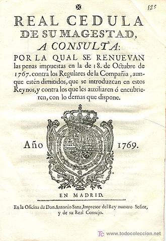 Expulsión de los jesuitas