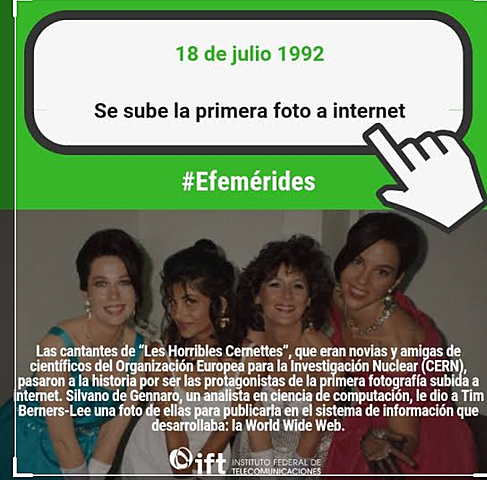 Se sube la primera fotografia a la web