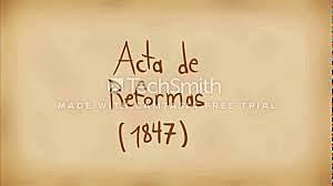 Acta Constitutiva y de Reforma
