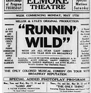Periodo de duración del espectáculo musical de Broadway Runnin' Willd