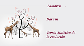 Timeline:  La evolución: Lamark, Darwin y la teoría sintética
