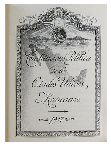 Constitución Política de los Estados Unidos Mexicanos (febrero 5, 1917).