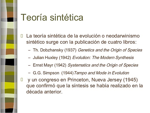 Síntesis de la teoría sintética