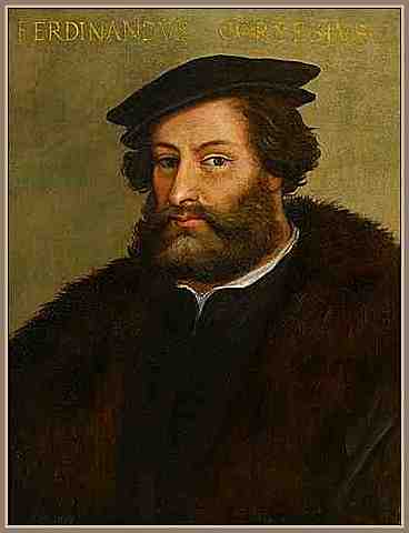 Llegada de Hernán Cortés a México