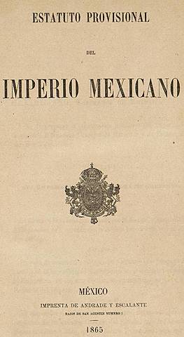 Estatuto Provisional del Imperio Mexicano