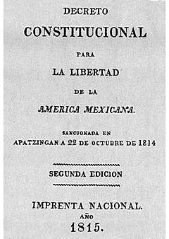 Constitución de Apatzingán.