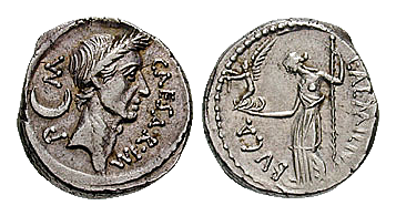 Iulius Caesar római hadvezér és államférfi halála