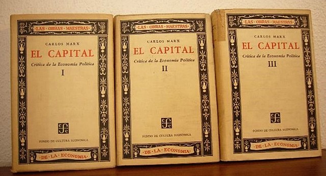 Primer tomo de "El Capital"